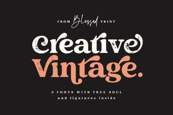 Vintage Fonts: Creative Designs for Your Projects