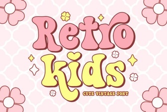 Bring Retro Font Fun to Kids' Designs