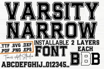 Creative Projects with the Varsity Narrow Font