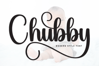 Playful Chubby Fonts for Friendly Design Projects