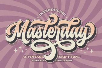 Masterday Font: Creative Typeface for Digital Design