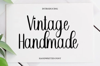 Creative Projects with Vintage Handmade Fonts